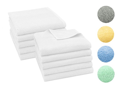 10er set handtuch 100 - handtuch, 100%